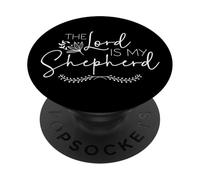 El Señor es mi Pastor Cita Floral Inspiradora PopSockets PopGrip Adhesivo