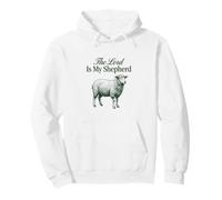 El Señor es Mi Pastor Fe Cristiana Ovejas Salmo 23 Sudadera con Capucha