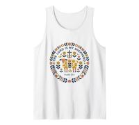 El Señor es Mi Pastor Fe Cristiana Salmo 23 Arte Popular Camiseta sin Mangas