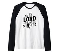 El Señor Es Mi Pastor Fe Inspiradora Camiseta Manga Raglan