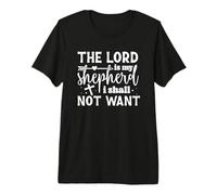 El Señor es mi Pastor, Nada me faltará - Frase Inspiradora Camiseta Premium