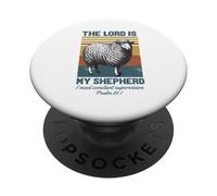 El Señor es Mi Pastor Necesito Supervisión Constante Fe PopSockets PopGrip Adhesivo