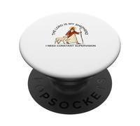 El Señor es Mi Pastor Necesito Supervisión Constante Fe PopSockets PopGrip Adhesivo