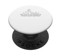 El Señor es Mi Pastor Necesito Supervisión Constante Fe PopSockets PopGrip Adhesivo