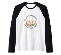 El Señor es mi Pastor, no esperaré - Salmos 23:1 Camiseta Manga Raglan