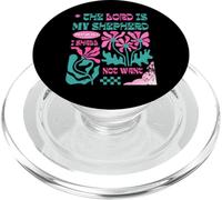 El Señor Es Mi Pastor - Salmo 23:1 Diseño Cristiano Retro PopSockets PopGrip para MagSafe