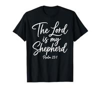 El Señor Es Mi Pastor Salmo 23:1 Escritura Versículo Bíblico Dios Camiseta