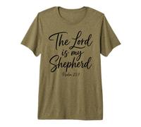 El Señor Es Mi Pastor Salmo 23:1 Escritura Versículo Bíblico Dios Camiseta Premium