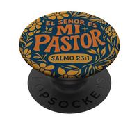 El Señor Es Mi Pastor Salmo 23:1 Floral Español Cristiano PopSockets PopGrip Adhesivo