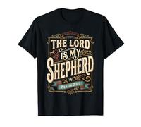 El Señor Es Mi Pastor Salmo 23:1 Versículo de la Biblia Cristiana Camiseta