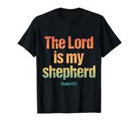 El Señor Es Mi Pastor Salmo 23:1 Versículo de la Biblia Cristiana Camiseta gráfica económica