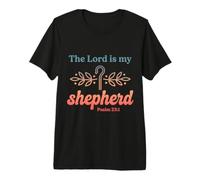 El Señor Es Mi Pastor Salmo 23:1 Versículo de la Biblia Cristiana Camiseta Premium