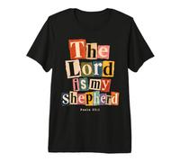 El Señor Es Mi Pastor Salmo 23:1 Versículo de la Biblia Cristiana Camiseta Premium
