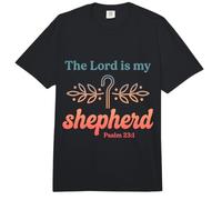 El Señor Es Mi Pastor Salmo 23:1 Versículo de la Biblia Cristiana Comfort Colors Adult Heavyweight T-Shirt