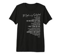 El Señor es mi Pastor Salmo 23 Cordero de Oveja Camiseta Premium