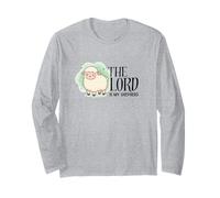 El Señor es mi Pastor Salmo 23 Cordero de Oveja Manga Larga