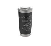 El Señor es mi Pastor Salmo 23 Cordero de oveja Vaso térmico de acero inoxidable de doble pared