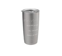 El Señor es mi Pastor Salmo 23 Cordero de oveja Vaso térmico de acero inoxidable de doble pared