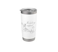 El Señor es mi Pastor Salmo 23 Cordero de oveja Vaso térmico de acero inoxidable de doble pared