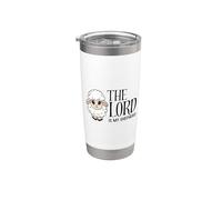 El Señor es mi Pastor Salmo 23 Cordero de oveja Vaso térmico de acero inoxidable de doble pared