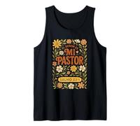 El Señor Es Mi Pastor Salmo Floral Vintage Español 23:1 Camiseta sin Mangas