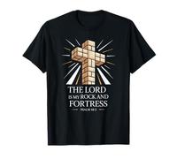El Señor Es Mi Roca Y Fortaleza Salmo 18:2 Camiseta