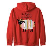 El Señor Es Mi Spepherd Sheep Versículo de la Biblia Escritura Sudadera con Capucha