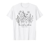 El Señor está Conmigo Los Hombres y Mujeres Cristianos aman a Dios y Jesús Camiseta