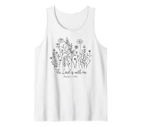 El Señor está Conmigo Los Hombres y Mujeres Cristianos aman a Dios y Jesús Camiseta sin Mangas