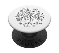 El Señor está Conmigo Los Hombres y Mujeres Cristianos aman a Dios y Jesús PopSockets PopGrip Adhesivo
