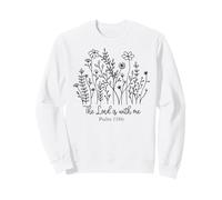 El Señor está Conmigo Los Hombres y Mujeres Cristianos aman a Dios y Jesús Sudadera