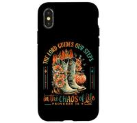 El Señor guía Nuestros Pasos en el Caos de la Vida Carcasa para iPhone X/XS