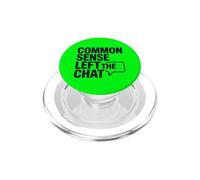 El Sentido común Antisocial dejó el Chat Anti Gente estúpida PopSockets PopGrip para MagSafe