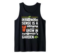El Sentido común Divertido es una Flor Que no Crece Camiseta sin Mangas