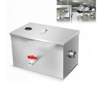 El separador de aceite y agua de cocina tiene triple filtración para garantizar una separación más completa del aceite limpio y el agua.,40 * 20 * 25cm