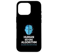 El ser humano antes que el algoritmo: ética de la IA, gráfico, conciencia tecnológica Carcasa para iPhone 16 Pro
