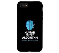 El ser humano antes que el algoritmo: ética de la IA, gráfico, conciencia tecnológica Carcasa para iPhone SE (2020) / 7 / 8