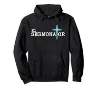El Sermonator Cristiano Español Fe Escritura Iglesia Jesús Sudadera con Capucha