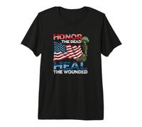 El Servicio Militar Honra a los Muertos Sanar al Guerrero Herido Camiseta Premium