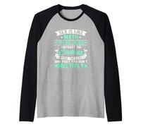 El Sexo es como Las matemáticas Sucio Papá Chiste Divertido Matemático Travieso Camiseta Manga Raglan