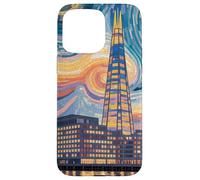El Shard London Mosaic at Night Art Carcasa para iPhone 15 Pro Max