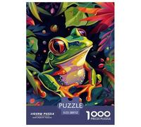El significado de las ranas en los sueños Puzzles Imposible,desafío for Adults Animaleses Juego EduGatoivo 1000 Piezas Obra De Arte De Juego De Para Adultos Y Niños A Partir De 12 Años 52x38cm/1000pcs