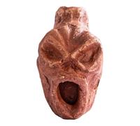 El silbato azteca, el silbato de la muerte, la muerte única que suena a la fama, imita accesorios de gritos humanos, gritos de sonido humano fuerte, creativo para Halloween, fiesta