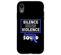 El Silencio Oculta la Violencia Escuadrón de Apoyo a la prevención del abuso Infantil Carcasa para iPhone XR