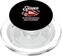 El Silencio Siempre es Mejor Que Las tonterías PopSockets PopGrip para MagSafe