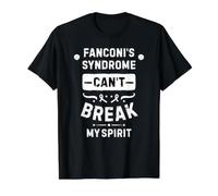 El síndrome de Fanconi no Puede Romper mi espíritu Camiseta gráfica económica, Hombre, Negro, M