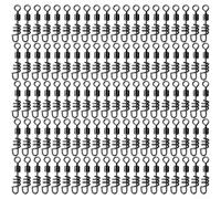 El sistema de conexión de señuelo de pesca incluye 100 broches atornillados para hacer que la configuración de tu equipo sea más fácil que nunca (4#)