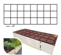 El sistema de riego premontado para camas de jardín Garden Grid riega cada planta de manera uniforme Configuración de 2 minutos El diseño sin com