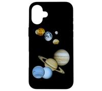 El Sistema Solar: El Sol, la astronomía del Planeta Carcasa para iPhone 16 Plus