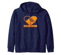 El Skate Vive en mi corazón y Fluye en mis Ruedas Sudadera con Capucha